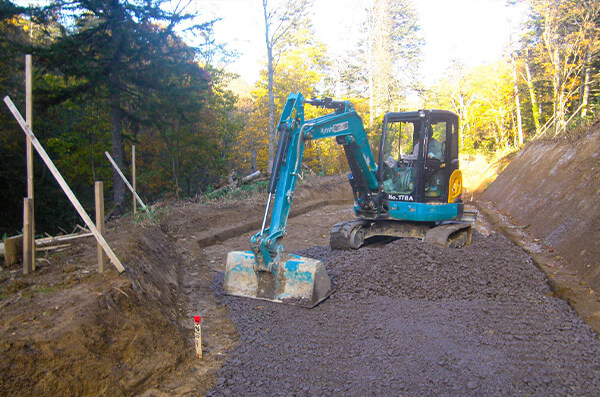 林道工事 中川町 image