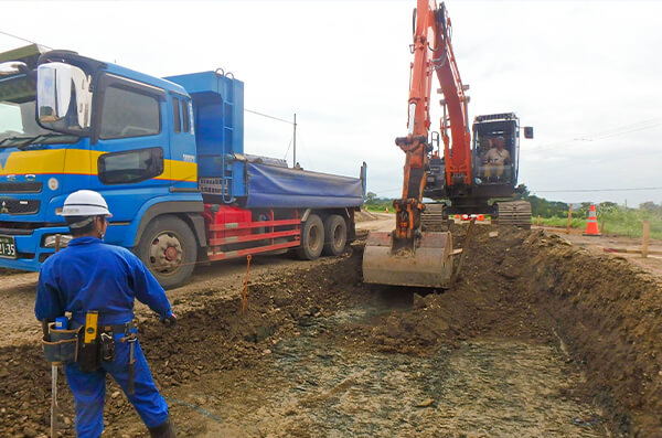 道路工事 中川町 image